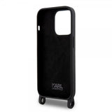 Karl Lagerfeld iPhone 15 Pro Max Cover Ikonik Crossbody Sort