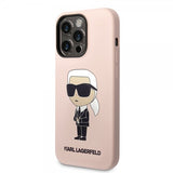 Karl Lagerfeld iPhone 15 Pro Max Cover Ikonik NFT Rosa
