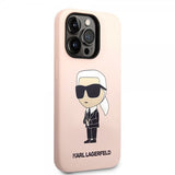 Karl Lagerfeld iPhone 15 Pro Max Cover Ikonik NFT Rosa