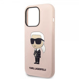 Karl Lagerfeld iPhone 15 Pro Max Cover Ikonik NFT Rosa