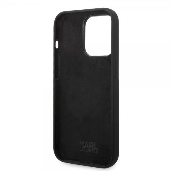 Karl Lagerfeld iPhone 15 Pro Max Cover Ikonik NFT Sort