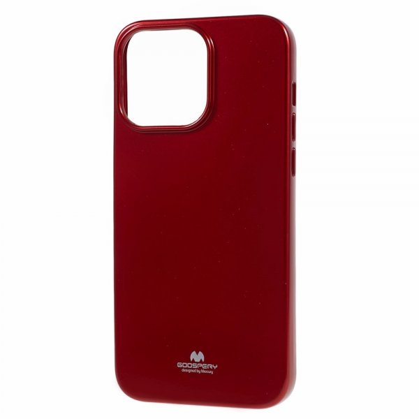 Mercury iPhone 15 Pro Max Cover Jelly Glitter Rød