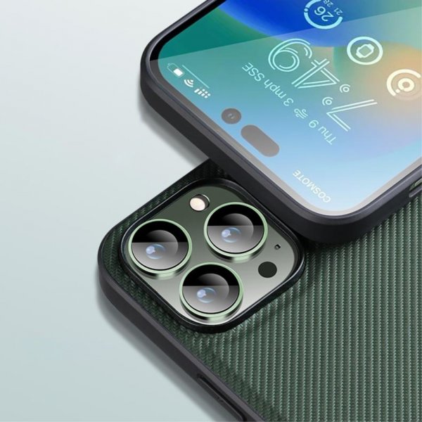 X-Level iPhone 15 Pro Max Cover Kevlar II Series Grøn