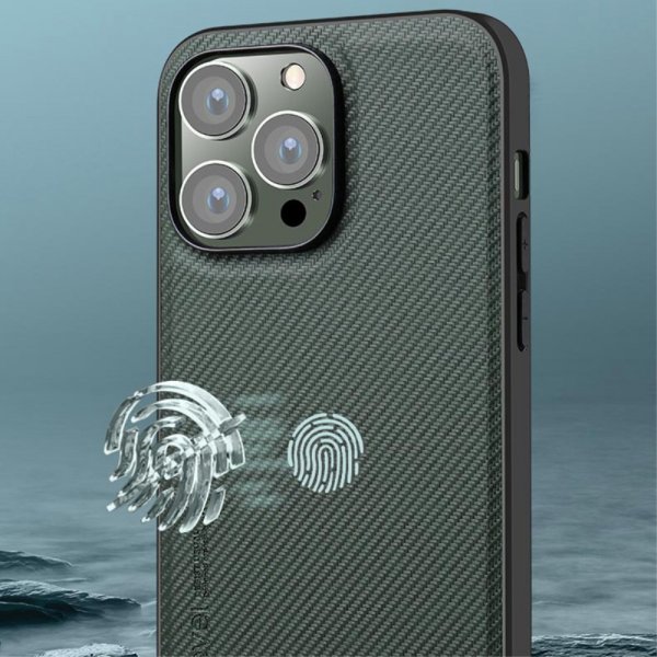 X-Level iPhone 15 Pro Max Cover Kevlar II Series Sort
