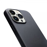 Qialino iPhone 15 Pro Max Cover Kunstlæder MagSafe Sort