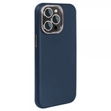 X-Level iPhone 15 Pro Cover Lædertekstur MagSafe Blå