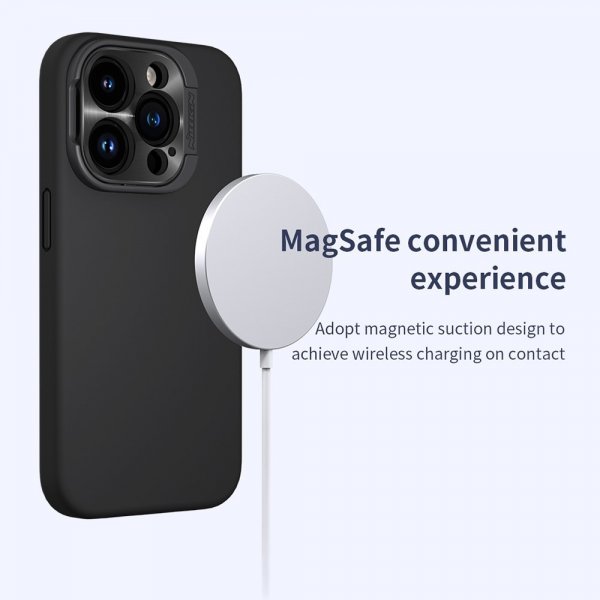 Nillkin iPhone 15 Pro Max Cover LensWing MagSafe Blå