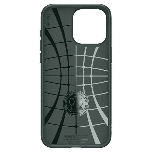Spigen iPhone 15 Pro Max Cover Liquid Air Abyss Green