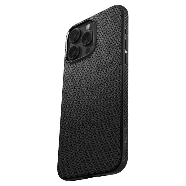 Spigen iPhone 15 Pro Max Cover Liquid Air Matte Black
