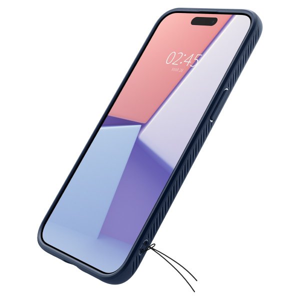 Spigen iPhone 15 Pro Max Cover Liquid Air Navy Blue
