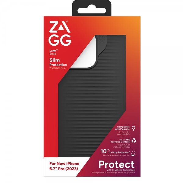 ZAGG iPhone 15 Pro Max Cover Luxe Snap Sort