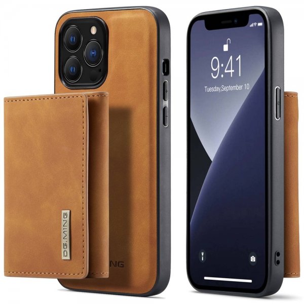 Dg.Ming iPhone 15 Pro Max Cover M1 Series Aftagelig Kortholder Brun