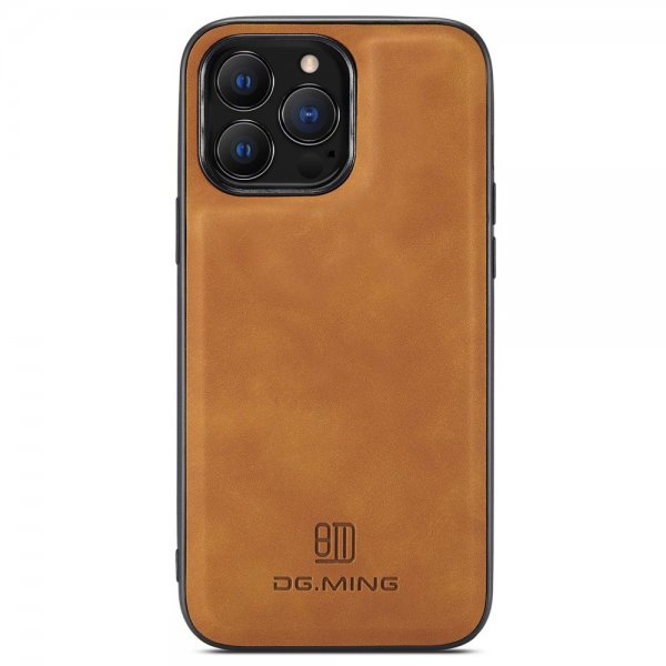 Dg.Ming iPhone 15 Pro Max Cover M1 Series Aftagelig Kortholder Brun