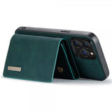 Dg.Ming iPhone 15 Pro Max Cover M1 Series Aftagelig Kortholder Grøn