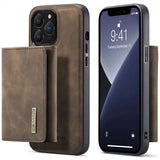 Dg.Ming iPhone 15 Pro Max Cover M1 Series Aftagelig Kortholder Kaffe