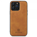 Dg.Ming iPhone 15 Pro Max Cover M2 Series Aftagelig Kortholder Brun