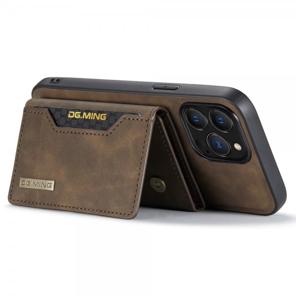 Dg.Ming iPhone 15 Pro Max Cover M2 Series Aftagelig Kortholder Kaffe