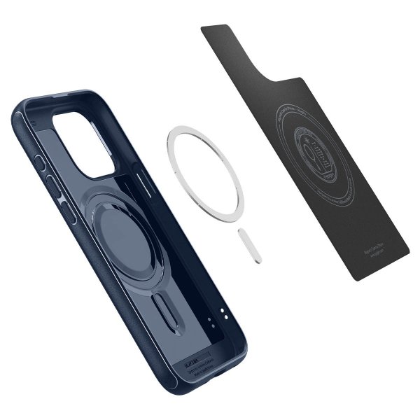 Spigen iPhone 15 Pro Max Cover Mag Armor MagFit Navy Blue