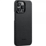 Pitaka iPhone 15 Pro Max Cover MagEZ Case 4 Sort/Grå Twill