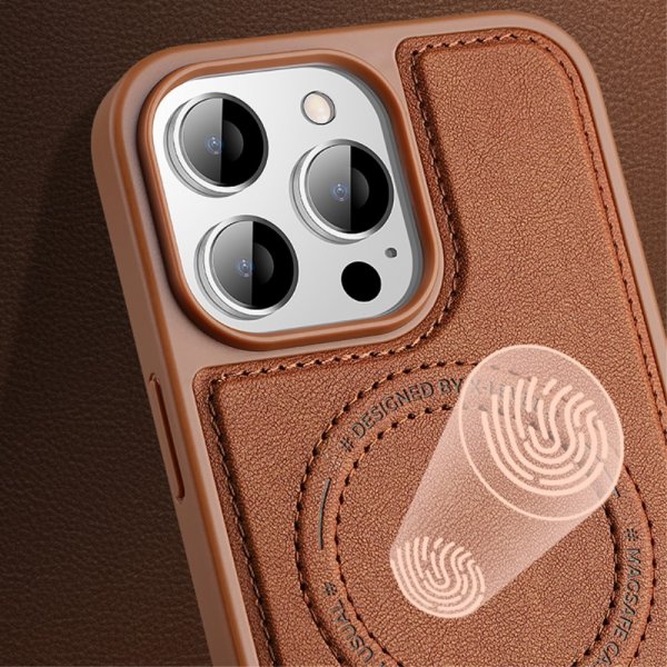 X-Level iPhone 15 Pro Max Cover MagSafe Denim Jakke Blå