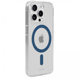 holdit iPhone 15 Pro Max Cover MagSafe Case Denim Blue Transparent