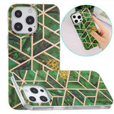iPhone 15 Pro Max Cover Marmormønster Grøn