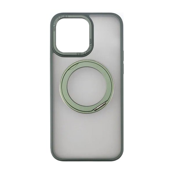 Rvelon iPhone 15 Pro Max Cover Roterbart MagSafe Stativ Grøn