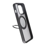 Rvelon iPhone 15 Pro Max Cover Roterbart MagSafe Stativ Mat Sort