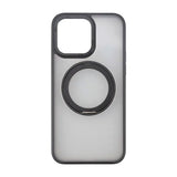 Rvelon iPhone 15 Pro Max Cover Roterbart MagSafe Stativ Mat Sort