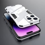 iPhone 15 Pro Max Cover med Stativ Hvid