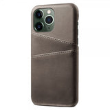 iPhone 15 Pro Max Cover med to Kortlommer Grå