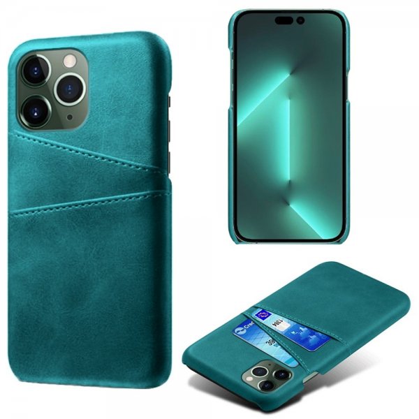 iPhone 15 Pro Max Cover med to Kortlommer Grøn
