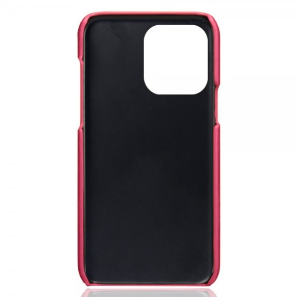 iPhone 15 Pro Max Cover med to Kortlommer Magenta