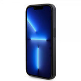 Guess iPhone 15 Pro Max Cover Metal Logo Rhinsten Sort