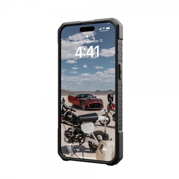 Urban Armor Gear (UAG) iPhone 15 Pro Max Cover Monarch Pro MagSafe Kevlar Element Green