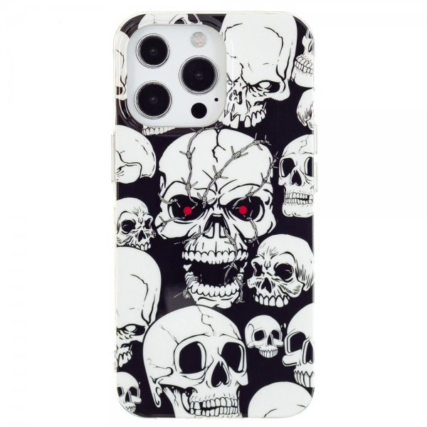 iPhone 15 Pro Max Cover Motiv Dødningehoveder