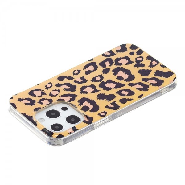 iPhone 15 Pro Max Cover Leopardmønster