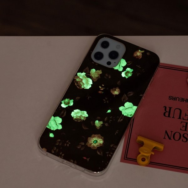 iPhone 15 Pro Max Cover Motiv Roser Sort
