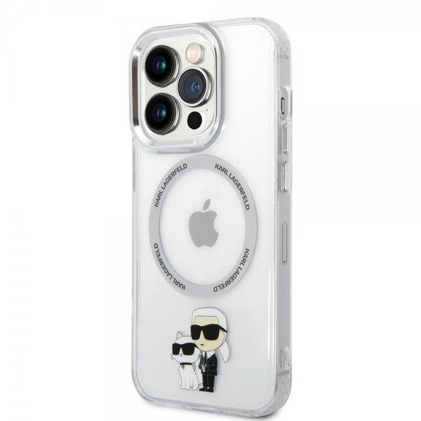Karl Lagerfeld iPhone 15 Pro Max Cover NFT Karl & Choupette Transparent