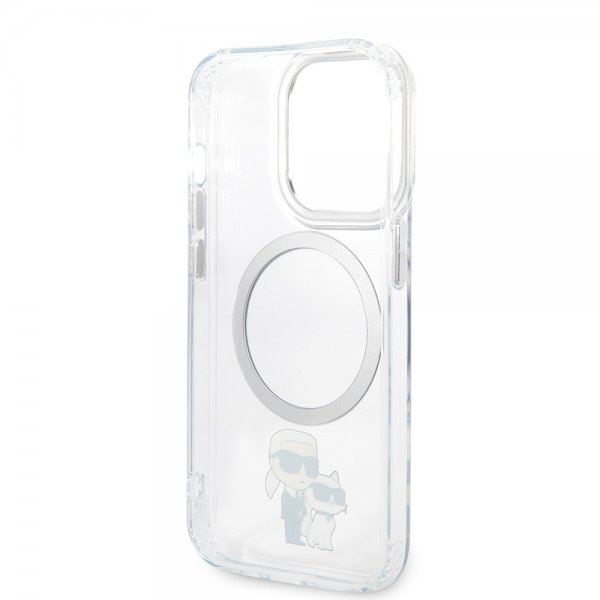 Karl Lagerfeld iPhone 15 Pro Max Cover NFT Karl & Choupette Transparent
