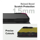Ringke iPhone 15 Pro Max Cover Onyx Design Checkerboard Yellow