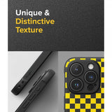 Ringke iPhone 15 Pro Max Cover Onyx Design Checkerboard Yellow