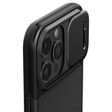 Spigen iPhone 15 Pro Max Cover Optik Armor MagFit Sort