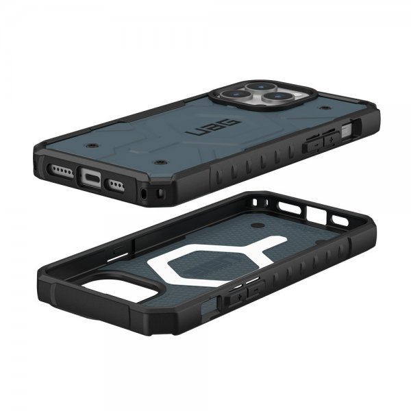 Urban Armor Gear (UAG) iPhone 15 Pro Max Cover Pathfinder MagSafe Cloud Blue
