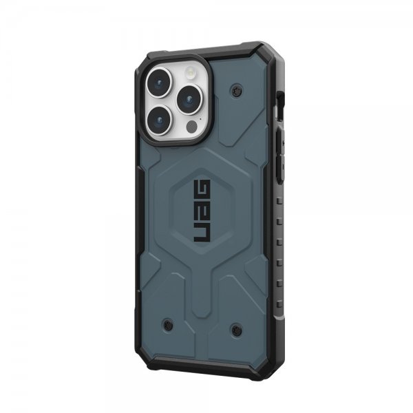 Urban Armor Gear (UAG) iPhone 15 Pro Max Cover Pathfinder MagSafe Cloud Blue