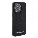 Karl Lagerfeld iPhone 15 Pro Max Cover Quilted K Pattern Sort