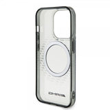 Mercedes Benz iPhone 15 Pro Max Cover Rhombus Pattern MagSafe AMG Transparent