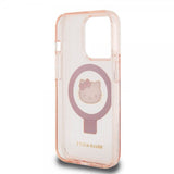Hello Kitty iPhone 15 Pro Max Cover Ring Stand MagSafe Rosa