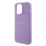 Guess iPhone 15 Pro Max Cover Saffiano MagSafe Lilla
