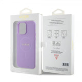 Guess iPhone 15 Pro Max Cover Saffiano MagSafe Lilla